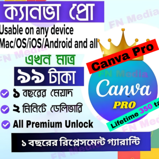 Canva Pro 1 year Subcription